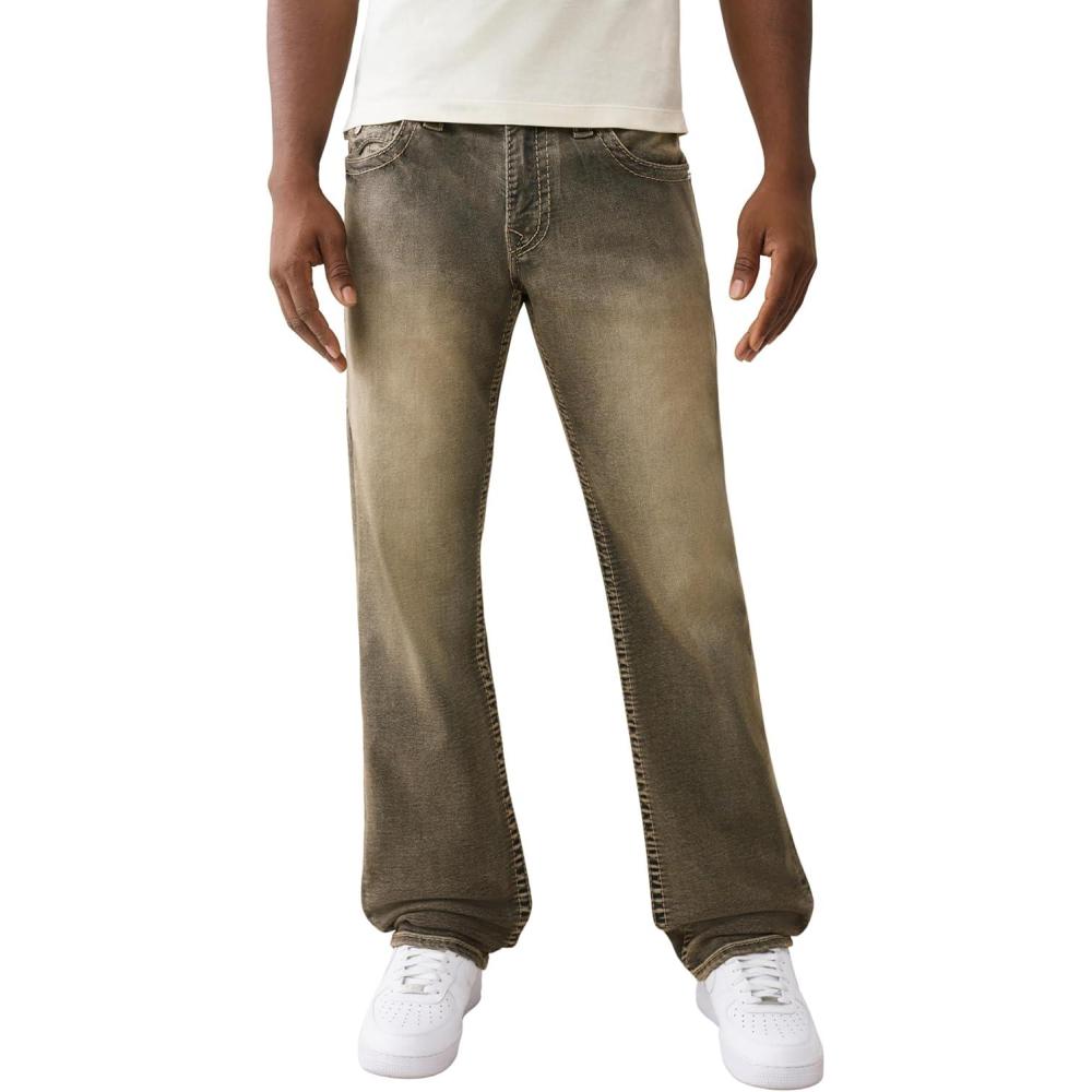 imageTrue Religion Mens Ricky Super T Flap 34 inCompass Trail Black Wash