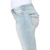True Religion Women’s Becca Mid-Rise Bootcut Jeans – Flap Pockets & Big T Stitching(La Jolla)
