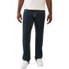 True Religion Men’s Billy SN Flap Jeans- Straight Leg Denim with Back Flap Pockets(Warm Hearth Rinse)