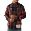 True Religion Big T Plaid Western Shirt – Men’s Long Sleeve Snap Button Cowboy Shirt – 100% Cotton(Blue / Tan / Red)