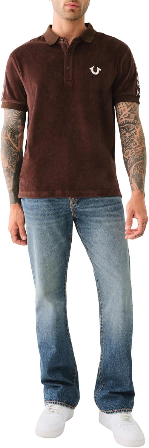 imageTrue Religion Mens Billy Big T Flap 12Orian Medium Wash