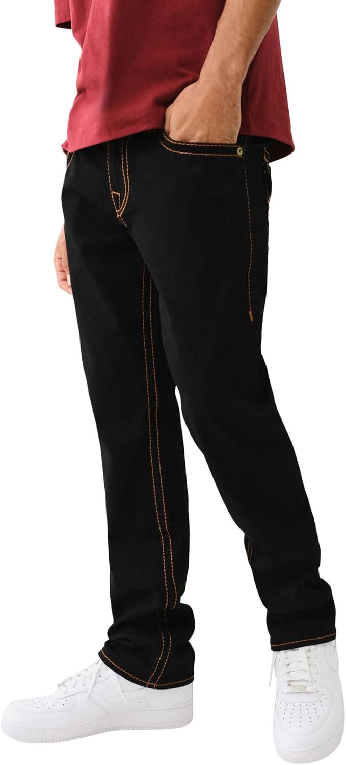 imageTrue Religion Mens Ricky Big T Flap 12Black Rinse