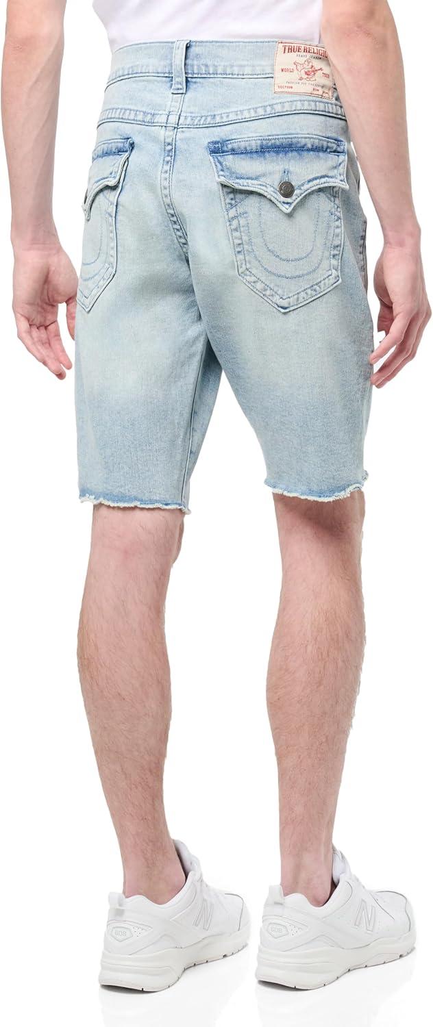 imageTrue Religion Mens Ricky Sn Flap 12 ShortKolari Light Wash