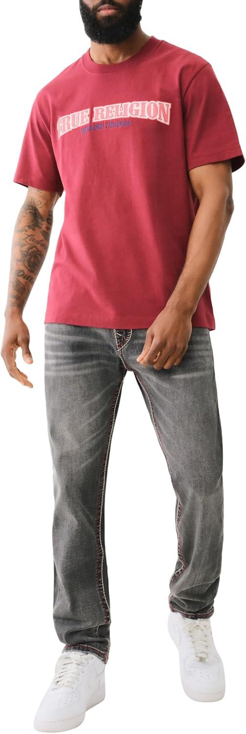 imageTrue Religion Mens Rocco Big T No Flap 12Space Greywash