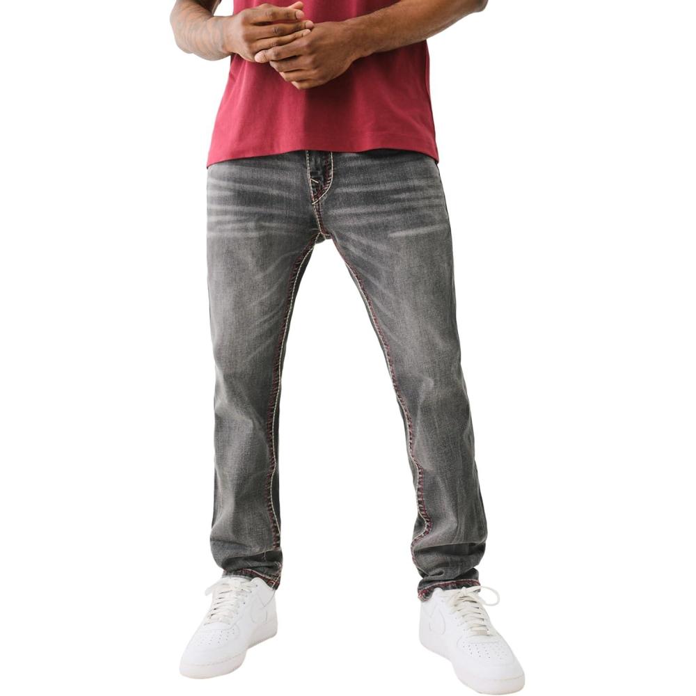imageTrue Religion Mens Rocco Big T No Flap 12Space Greywash