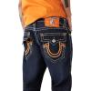 True Religion Mens Billy Double Raised Super T Flap Boot Cut Jean(Clearwater)