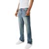 True Religion Mens Billy Double Raised Super T Flap Boot Cut Jean(Llano Medium Wash)