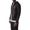 True Religion Men’s Buddha Star Zip Hoodie(Jet Black)