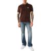 True Religion Men’s Damask Velour Polo(Java)