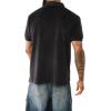 True Religion Men’s Damask Velour Polo(Jet Black)