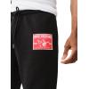 True Religion Mens Relaxed Ladder Applique Joggers(Jet Black)