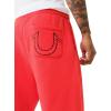 True Religion Mens Relaxed Ladder Applique Joggers(Lava)