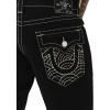 True Religion Men’s Ricky Single Needle Flap Sashiko BK Pocket 1/2″(Black Rinse)
