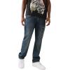 True Religion Men’s Ricky Single Needle Flap Sashiko BK Pocket 1/2″(Draco Blue Black Wash)