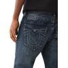 True Religion Men’s Ricky Single Needle Flap Sashiko BK Pocket 1/2″(Draco Blue Black Wash)