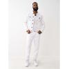 True Religion Men’s Rocco Big T No Flap 1/2″(Optic White)