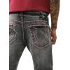 True Religion Men’s Rocco Big T No Flap 1/2″(Space Greywash)
