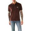 True Religion Men’s Damask Velour Polo(Java)