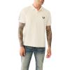 True Religion Men’s Damask Velour Polo(Winter White)