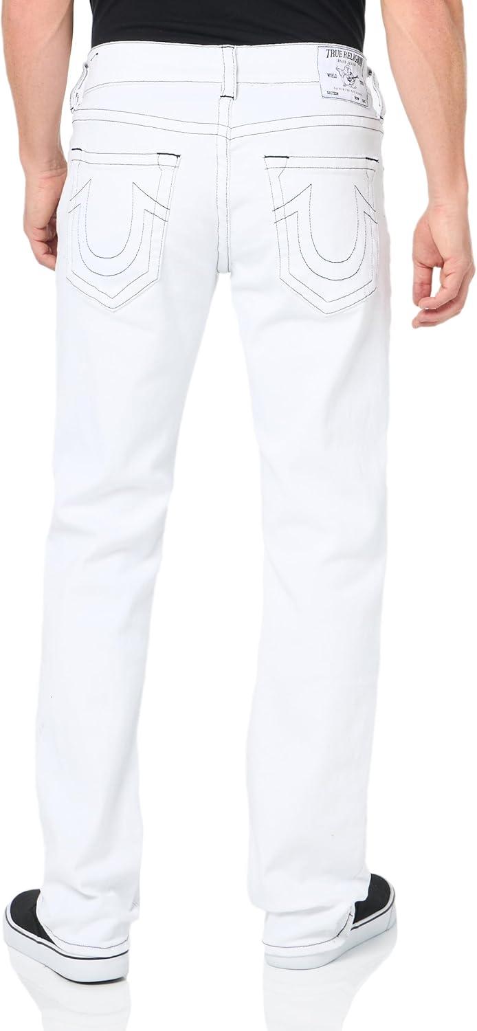 imageTrue Religion Mens Ricky Sn Nf 32 InseamOptic White
