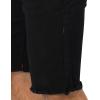 True Religion Mens Ricky Sn Nf 1/2″ Short W/Rips with Fray Hem(Rinse Black)