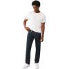 True Religion Men’s Rocco Super T Flap Jean 32″ – Subtle Bleach Wash, Super T Stitching, Horseshoe Detailing