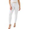 True Religion Womens Jennie Curvy Skinny Big T Flap Jean(Optic White)