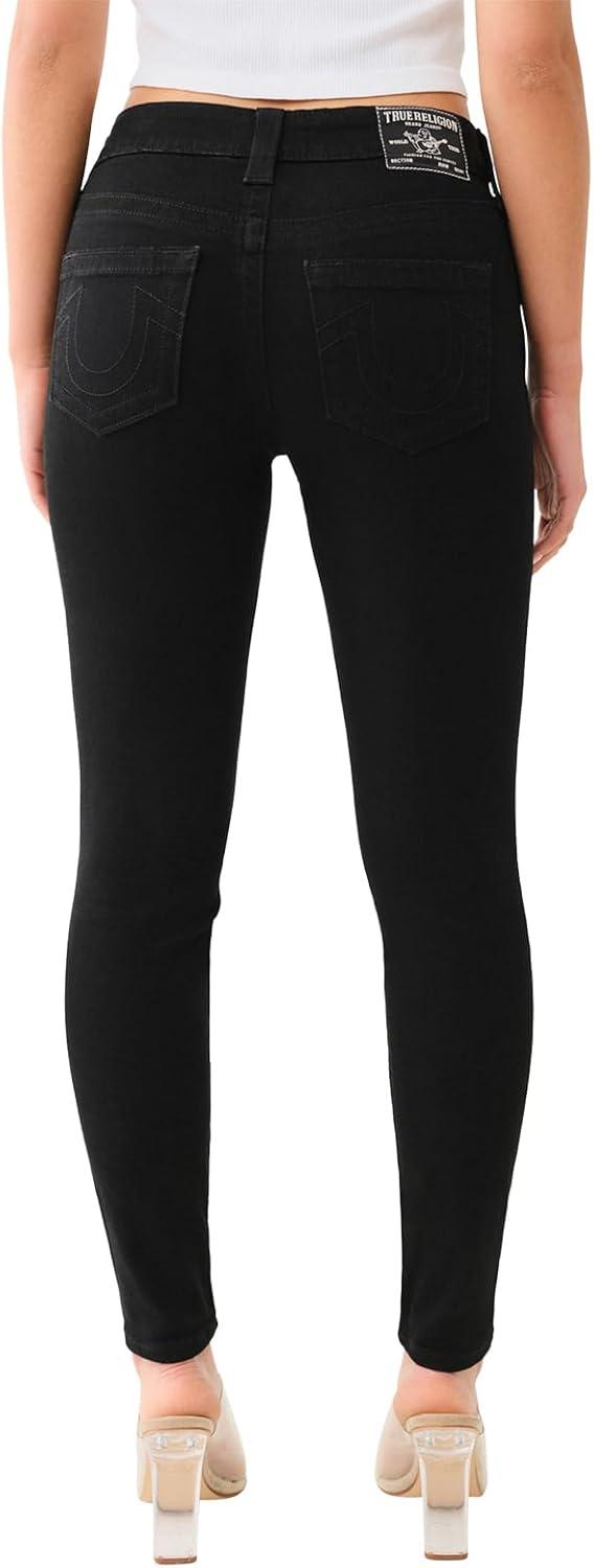 imageTrue Religion Womens Jennie MID Rise Curvy Skinny