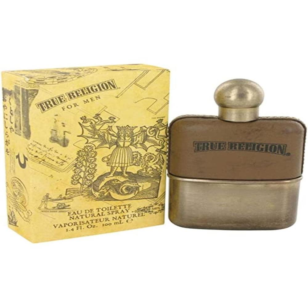 imageTrue Religion by for Men Eau De Toilette Spray  100 ml  34 Fl Oz  woody fougere  mandarin ozone aqua cardamom violet leaf spice lavender oakmoss coumarin cedarwood