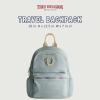 True Religion Backpack, Horseshoe Logo and Zip Pockets Travel Bag, Denim
