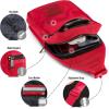 True Religion Crossbody Bag Men – Casual Shoulder Sling Bag for Men, Small Travel Men’s Crossbody(Red)