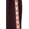 True Religion Girls 2 Piece Fleece Hooded Jogger Set – Zip-Front Hoodie & Sweatpants Outfit(Ruby Taping)