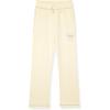 True Religion Girls 2 Piece Fleece Hooded Jogger Set – Zip-Front Hoodie & Sweatpants Outfit(Winter White)