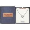 True Religion Horseshoe Pendant 22 Inch Long Rolo Chain Necklace for Men Stainless Steel