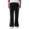True Religion Men’s TR Flag Baggy Sweatpants(Jet Black)