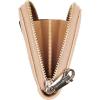 True Religion Zip-Around Wallet, Women’s Horseshoe Plaque Mini Credit Card Holder Wallet, Tan