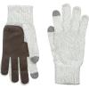 True Religion Men’s Two Tone Knit Touchtek Gloves(White)
