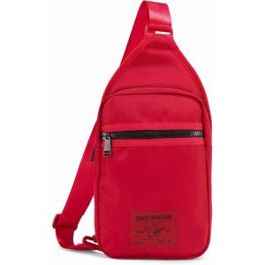 True Religion Crossbody Bag Men – Casual Shoulder Sling Bag for Men, Small Travel Men’s Crossbody(Red)
