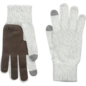 True Religion Men’s Two Tone Knit Touchtek Gloves(White)