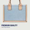 True Religion Tote Bag, Women’s Bombe Logo Travel Purse Handbag, Denim