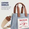 True Religion Tote Bag, Women’s Mini Travel Shoulder Bag with Adjustable Strap(Denim)