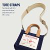 True Religion Tote Bag, Women’s Mini Travel Shoulder Bag with Adjustable Strap(Navy)