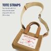 True Religion Tote Bag, Women’s Mini Travel Shoulder Bag with Adjustable Strap(Tan)