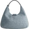 True Religion Tote Bag, Women’s Modern Edge Faux Suede Purse Handbag with Shoulder Strap, Beige