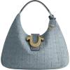 True Religion Tote Bag, Women’s Modern Edge Faux Suede Purse Handbag with Shoulder Strap, Beige