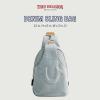 True Religion Women’s Sling Bag, Small Travel Backpack with Adjustable Shoulder Crossbody Strap(Light Denim)