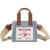 True Religion Tote Bag, Women’s Mini Travel Shoulder Bag with Adjustable Strap(Denim)