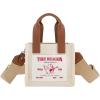 True Religion Tote Bag, Women’s Mini Travel Shoulder Bag with Adjustable Strap(Natural)