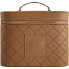 True Religion Women’s Makeup Bag, Large Travel Cosmetic Case Organizer with Mirror, Brown