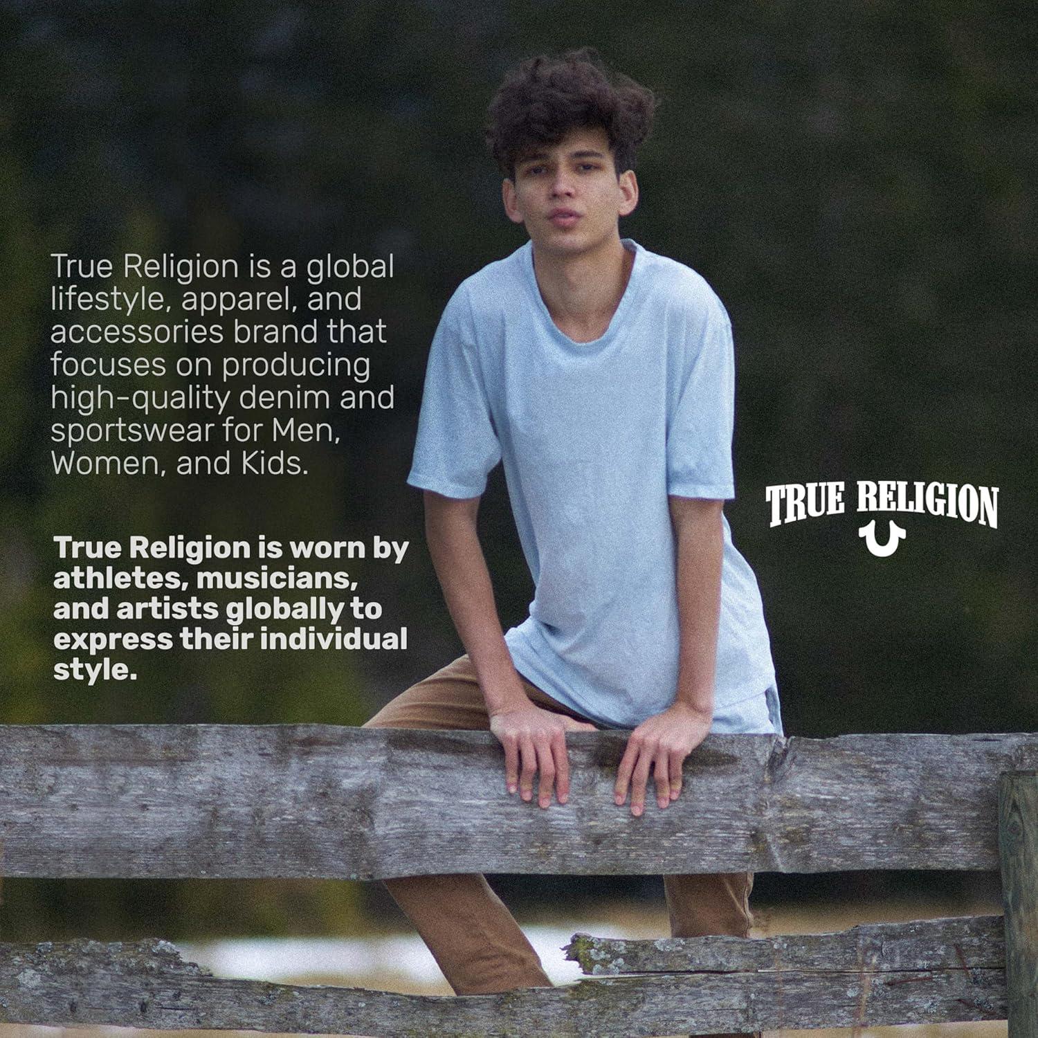 imageTrue Religion Boys Underwear 5 Pack Boxer Briefs for Boys 618 Durable Stretch Breathable Moisture WickingBlue Pack